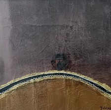 TABLEAU ART CONTEMPORAIN SIGNE ORIGINAL - Technique Mixte 20x20 cm