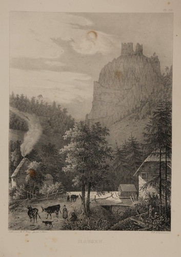 Maison avec ruine du - avec,