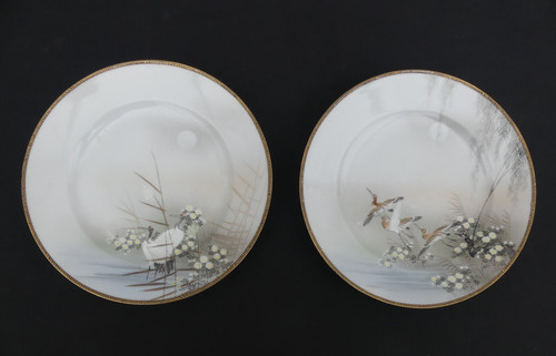 Assiettes porcelaine du - ,