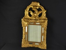 Miroir à parecloses en bois