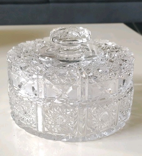 Bonbonnière cristal bohème - cristal,