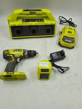 Lot De 4 Perceuses Ryobi RCD1802 Et 2 Chargeurs Et RC18115 Fonctionnant