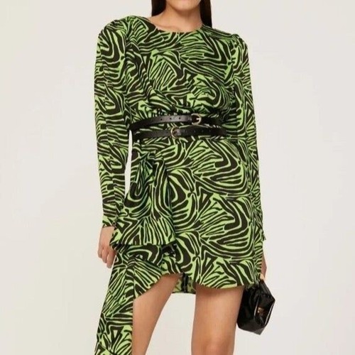 Robe mini volants en - mini, À