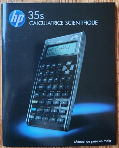 Hewlett packard 35s - packard, french