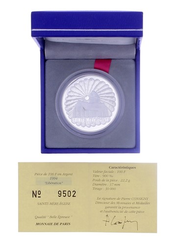 Monnaie paris 100 francs - de,