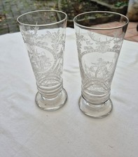 Lot 2 Grands verres Cristal