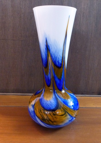 Grand vase murano vintage 34cm - vase,