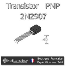Transistor 2N2907 - PNP - TO-92 - Lot de 5 pieces