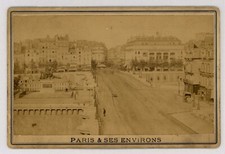 Cabinet Card - PARIS & SES ENVIRONS (Le Pont Neuf) Antique Found Photo France