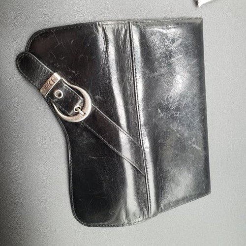 Portefeuille cuir noir - en,