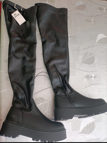 Bottes plateforme cuissardes - plateforme,