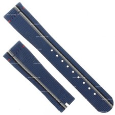 Zenith Sangle Tissu Bleu Righe