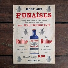 Rare Affiche publicitaire «