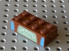 Lego cars reddish brown - lego, brick