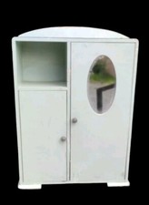 Ancienne Petite Armoire de toilette shabby chic/Meuble Rangement Ancien 1920/30
