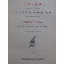 D'INDY Vincent Fervaal Action