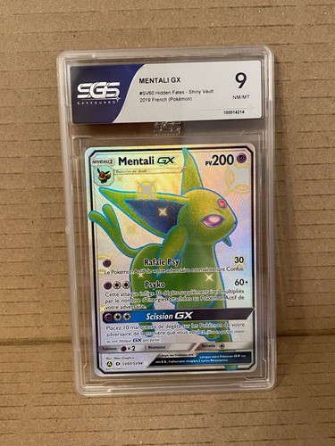 Carte gradée sgs pokemon - sgs,