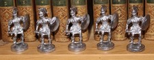 Romain lot de 5 soldats de plomb à peindre 55mm