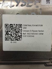 0281030546 boîtier moteur uce