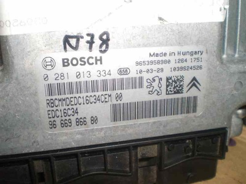 0281013334 calculateur moteur - 0281013334,