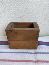 Ancien Pot A Crayons Bois Deco Bureau Rétro