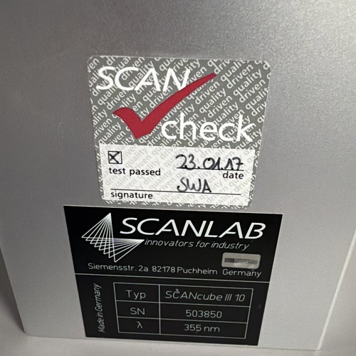 Scanlab scancube iii 355nm - scancube,