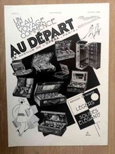 Publicité de 1930 - Bagagerie de luxe AU DEPART- Paris + VALLIER gant - 1948