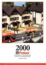 Feuillet Nouveautés Preiser 2000 - échelles Ho (1/87) - 1/43 - 1/32 - 1/160