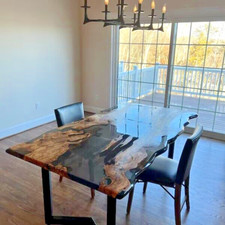 Table époxy, salle à manger