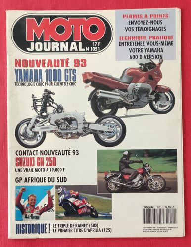 Moto journal 1051 sept - journal, n°