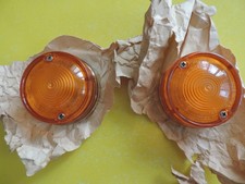 RENAULT 8 R8 Gordini cabochons de clignotants avants orange SEIMA