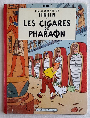 Tintin les cigares pharaon - tintin, du