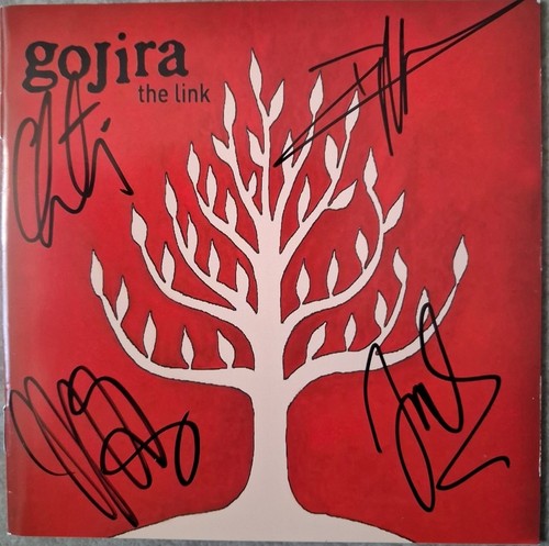 Autographe gojira the link - autographe,
