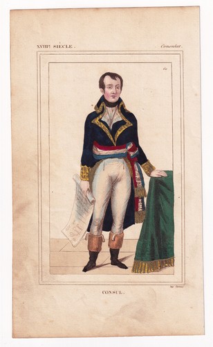 Gravure xixe consul consulat - consul,