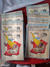 RARE PROTEGE CAHIER TINTIN  1958 - ACHAT UNITEE  TRES BON ETAT  -  COLLECTOR !!