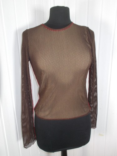 Tee shirt top - tee, marron