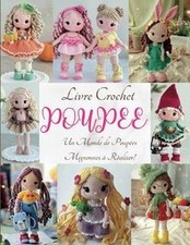 Livre Crochet Poupee: Un Monde