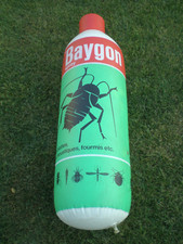 rare - Repro flacon BEGON VERT Hauteur 1,10m gonflable années 70 - VINTAGE