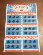 Plaque De Boutons Ancienne -