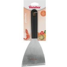 Spatule barbecue plancha Metaltex 23,8x10 cm noir inox