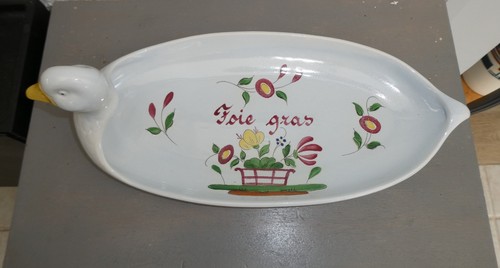Plat foie gras ceramique - plat, a