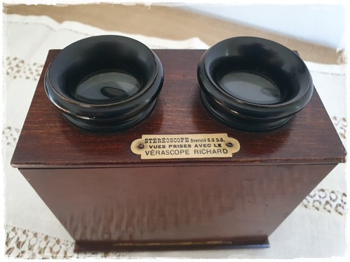 Ancien stéréoscope richard - stéréoscope,