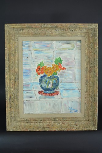 Ancien tableau nature morte - nature,