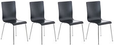 Lot de 4 chaises visiteur Pepe
