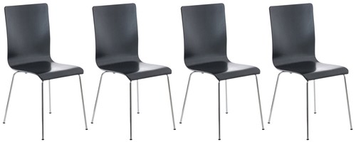 Lot chaises visiteur pepe - lot, 4