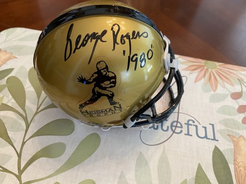 George rogers signed heisman - george,