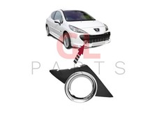 Grille de pare-Choc pour Avec Trou Feu de Brouillard POUR PEUGEOT 207 2006-2013