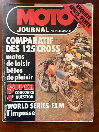 Moto journal 445 du - n°445,