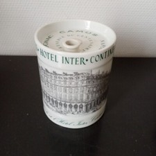 Rare bouteille porcelaine cognac  CAMUS Haviland Hôtel inter continental numerot