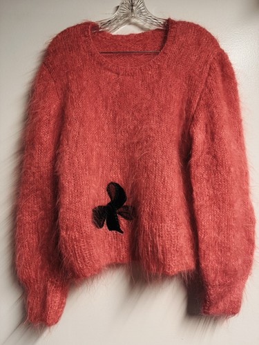 Hand knit women mohair - knit,